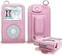 (Pink) Apple Ipod 30Gb/60Gb Video Leather Case - Forza Series + Home/Travel C...
