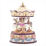 FLORAL MUSICAL MERRY-GO-ROUND