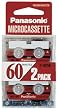 PANASONIC RT-60/2MC Audiocassette, 2 Pack (PANASONIC RT602MC)