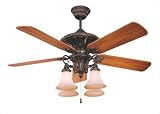 Savoy House 52500MO56 Villamoura New Tortoise Shell Traditional Ceiling Fan 52 Blade Span
