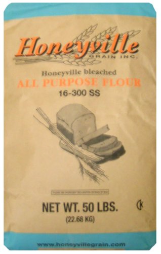 Bleached All Purpose Flour - Bulk 50 Pound Bag by Gourmet Breads