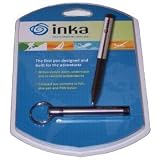 Inka Pen/PDA Stylus IP-172 Carbon Fiber & 304 Stainless Body Blue Ink
