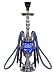 4/four  Hose Queen rotator hookah