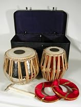 CasaPercussion Tabla Set, w/ Tuning Hammer, Comfort Rings and Case