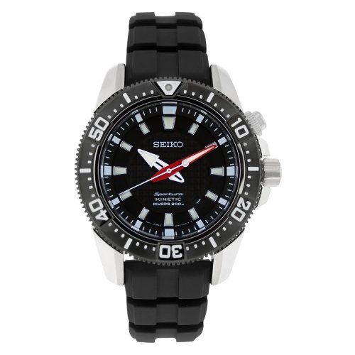 Seiko Mens SKA511P2 Polyurethane Analog with Black Dial Watch Seiko Mens SKA511P2 Polyurethane Analog with Black Dial Watch