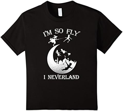 Kids I'm So Fly I Neverland T-shirt 4 Black