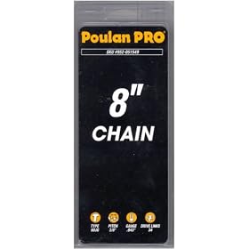 Poulan Pro 8-Inch Pole Saw Chain #952-051549 from Chain Saws