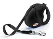 Retractable Cord Leash, Small Black