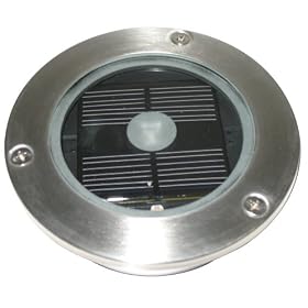 STI Solar Stainless Step Light - blue LED