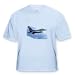 F-16 Jet Aircraft - Toddler Light-Blue-T-Shirt (3T)