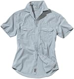 Craghoppers Kiwi Short Sleeve Shirt Blue Grey Medium