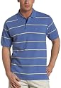 IZOD Men's Short Sleeve Auto Stripe Pique Polo