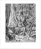 Don Quixote In His Library / Don Quixote In His Library, Art Poster by Gustav Dore