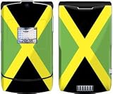Jamaican Flag Design Protective Skin Decal Faceplate for Motorola RAZR V3/ V3i/ V3c/ V3m/ V3r/ V3t Cell Phones