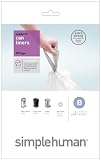 from simplehuman simplehuman Bin Liners, Pack of 30, 6 Litre, Code B Model CW0161
