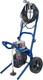 1 HP, .44 GPM, Airless Sprayer w/50' Hose, 5' Whip, Pro Gun & 517 tip, fold-down cart