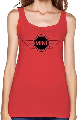 Lady MINI Car Logo Tank Red