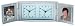 Chass Dual Time & Photo Desk Clock - 80133