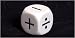 16mm Opaque Math Operator Dice, 4 Function (+,-,X,/)