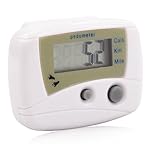 Digital Pedometer Calorie Counter with LCD Screen --- Ideal for Walking