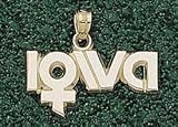 Anderson Jewelry Iowa Hawkeyes Lady's Logo Gold Charm