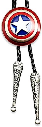 Native american Mens star bolo tie (light)