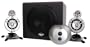 Klipsch GMX A 2.1 Personal Audio System (3 Speakers, Black & Silver)