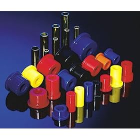 Energy Suspension 6.2103G Hyper-Flex Black Front or Rear Frame Shackle Bushing Set
