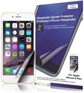 Green Onions Supply RT-SPIP6P07 Crystal Oleophobic Screen Protector for iPhone 6 Plus (5.5-inch Screen) Crystal Clear (Green Onions SupplyRT-SPIP6P07 )