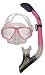 Nose Purge Mask & Dry Snorkel Set for Scuba Diving & Snorkeling