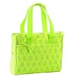 Picnic Gift Naples Paisley Collection-insulated Cooler Tote Bag in Lime Green - Picnic Gift 2130-LG