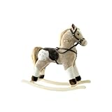 Small Plush Rocking Horse with Sound Effects