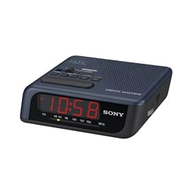 Sony ICF-C201 Clock Radio, Black