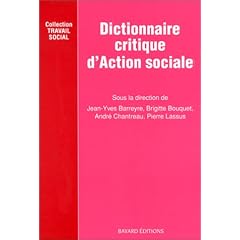 Dictionnaire critique d'action sociale