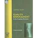 Quality Management in the Imaging Sciences