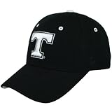 Zephyr Tennessee Volunteers Black Silver Lining Fitted Hat