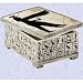 Egyptian Goddess Ma at Jewelry treasure Box Sculpture (The Digital Angel Decor)
