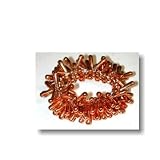 Burnt Orange (University of Texas team color) bead hair tie-back