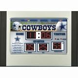 Dallas Cowboys NFL Scoreboard Desk & Alarm Clock