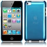Apple iPod Touch 4 4G 4th Generation Blue Sleek Slim Crystal Back Case Cover See Through From Keep Talking iPod Touch 4G Accessories