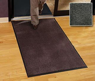 Walk Off Floor Mat - Carpet Mat Classic - 3' x 10' - Charcoal - Economy Grade Indoor Entry Mat