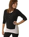 Numph Bisca Knitted Cardigan : Black 8