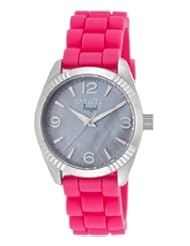 Invicta Womens 15878 Angel Blue Mother of Pearl Dial Pink Strap Watch