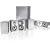 Paradigm Cinema 70 CT 5.1 Home Theater Surround Sound System (Silver)