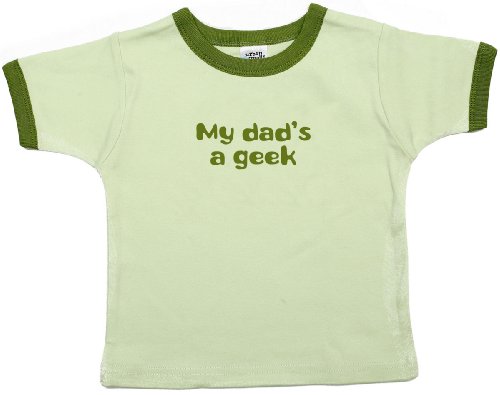 Urban Smalls My Dad's A Geek Short Sleeve T-Shirt