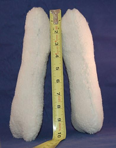 Divine K9 Sheepskin Fleece Dog Bone Gift Toy 9.5 Inches Tall, 2 Pack