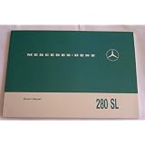 1971 MERCEDES BENZ 280 sl OWNERS MANUAL 
