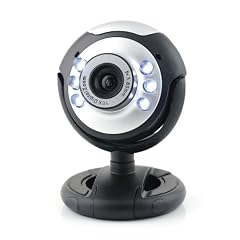 Sogatel - 6 LED Skype-Webcam - Windows 7/Vista/XP und Mac (Mikrofon mit Mac nicht kompatibel)