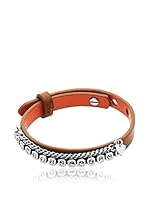 Dyrberg/Kern Pulsera Titania (Plateado / Camel)