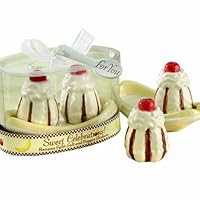 Kate Aspen Sweet Celebrations Ceramic Banana Split Salt and Pepper Shakers